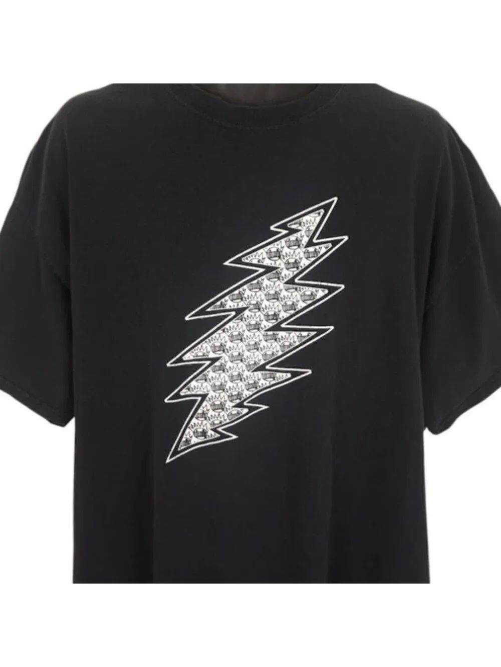 WeenāT Shirt Mens Size 2XL Black Boognish Lightning Bolt Alt Rock Band Tee